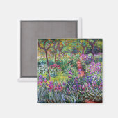 Der Iris-Garten in Giverny, Claude Monet Magnet (Vorderseite/Rückseite)