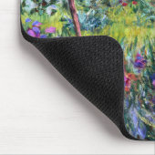 Der Iris-Garten in Giverny, Claude Monet Mousepad (Ecke)