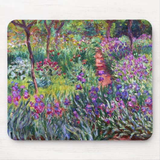 Der Iris-Garten in Giverny, Claude Monet Mousepad (Vorne)