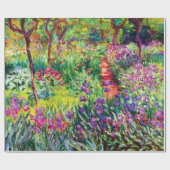 Der Iris-Garten in Giverny von Claude Monet   Geschenkpapier (Flach)