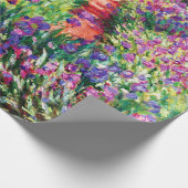 Der Iris-Garten in Giverny von Claude Monet   Geschenkpapier (Ecke)