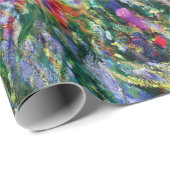 Der Iris-Garten in Giverny von Claude Monet   Geschenkpapier (Rolleneckpunkt)