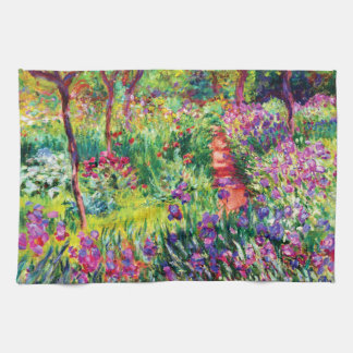 Der Iris-Garten in Giverny von Claude Monet Geschirrtuch