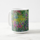 Der Iris-Garten in Giverny von Claude Monet Kaffeetasse (Vorderseite Links)