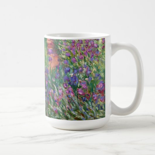 Der Iris-Garten in Giverny von Claude Monet Kaffeetasse (Rechts)