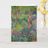 Der Iris-Garten in Giverny von Claude Monet Karte (Gelbe Blume)