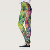 Der Iris-Garten in Giverny von Claude Monet Leggings (Links)