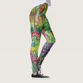 Der Iris-Garten in Giverny von Claude Monet Leggings (Rechts)