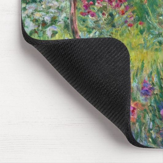 Der Iris-Garten in Giverny von Claude Monet Mousepad (Ecke)
