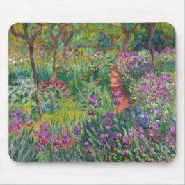 Der Iris-Garten in Giverny von Claude Monet Mousepad