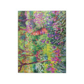Der Iris-Garten in Giverny von Claude Monet Notizblock (Rotiert)
