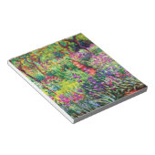 Der Iris-Garten in Giverny von Claude Monet Notizblock (angewinkelt)