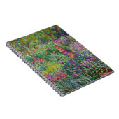 Der Iris-Garten in Giverny von Claude Monet Notizblock (Rechte Seite)