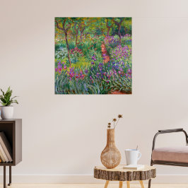 Der Iris-Garten in Giverny von Claude Monet Poster