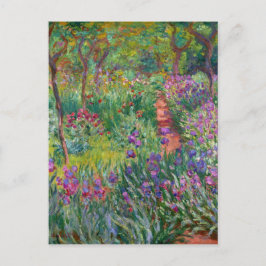 Der Iris-Garten in Giverny von Claude Monet Postkarte