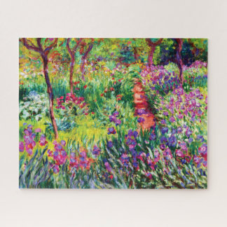 Der Iris-Garten in Giverny von Claude Monet Puzzle
