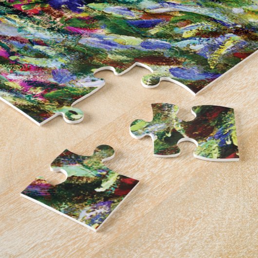 Der Iris-Garten in Giverny von Claude Monet Puzzle (Seite)