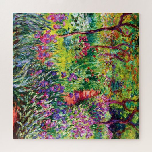 Der Iris-Garten in Giverny von Claude Monet Puzzle (Horizontal)