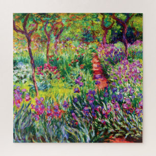 Der Iris-Garten in Giverny von Claude Monet Puzzle