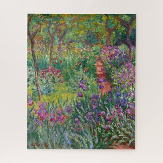Der Iris-Garten in Giverny von Claude Monet Puzzle (Vertikal)