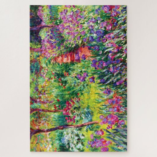 Der Iris-Garten in Giverny von Claude Monet Puzzle (Vertikal)