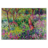 Der Iris-Garten in Giverny von Claude Monet Schneidebrett (Vorderseite)