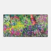 Der Iris-Garten in Giverny von Claude Monet Schreibtischunterlage (Vorderseite)