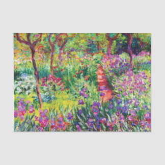 Der Iris-Garten in Giverny von Claude Monet    Seidenpapier