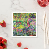 Der Iris-Garten in Giverny von Claude Monet Serviette (Beispiel)