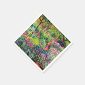 Der Iris-Garten in Giverny von Claude Monet Serviette (Ecke)