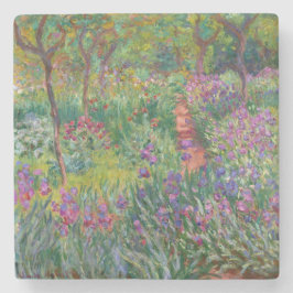 Der Iris-Garten in Giverny von Claude Monet Steinuntersetzer