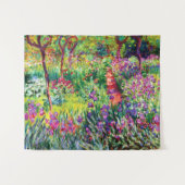 Der Iris-Garten in Giverny von Claude Monet Wandteppich (Vorderseite (Horizontal))