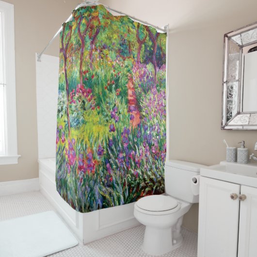 Der Iris-Garten von Claude Monet Duschvorhang (Beispiel)