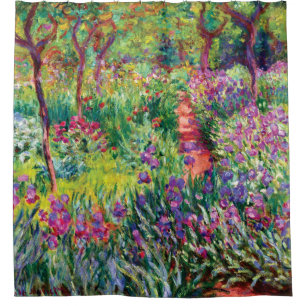 Der Iris-Garten von Claude Monet Duschvorhang