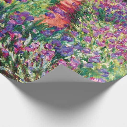 Der Iris-Garten von Claude Monet Geschenkpapier (Ecke)