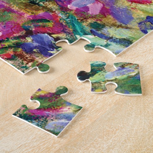 Der Iris-Garten von Claude Monet Puzzle (Seite)