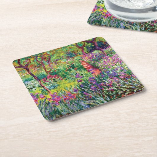Der Iris-Garten von Claude Monet Rechteckiger Pappuntersetzer (angewinkelt)