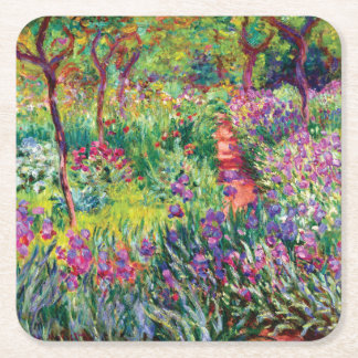 Der Iris-Garten von Claude Monet Rechteckiger Pappuntersetzer