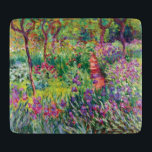 Der Iris-Garten von Claude Monet Schneidebrett<br><div class="desc">Der Iris-Garten von Claude Monet.
Besuchen Sie bitte meinen Laden für interessanteres Design und mehr Farbwahl => zazzle.com/colorfulworld*</div>