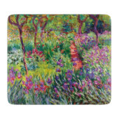 Der Iris-Garten von Claude Monet Schneidebrett (Vorderseite)