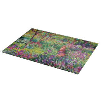 Der Iris-Garten von Claude Monet Schneidebrett