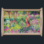 Der Iris-Garten von Claude Monet Serviertablett<br><div class="desc">Der Iris-Garten von Claude Monet.
Besuchen Sie bitte meinen Laden für interessanteres Design und mehr Farbwahl => zazzle.com/colorfulworld*</div>