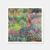 Der Iris-Garten von Claude Monet Serviette (Vorderseite)