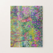 Der Iris-Garten von Giverny Claude Monet belebt Puzzle (Vertikal)