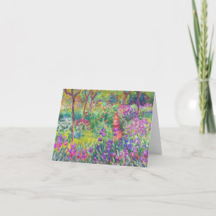 Der Iris-Garten von Giverny Claude Monet cool, alt Karte