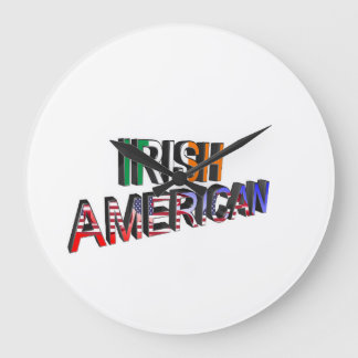Der irisch-amerikanische Text für die "große Wall- Große Wanduhr