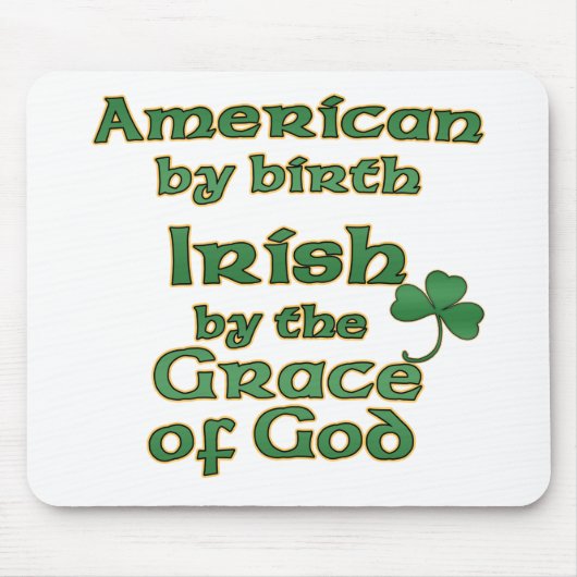 Der irische amerikanische Joke Mousepads (Vorne)