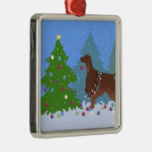 Der irische Baum im Wald Ornament Aus Metall (Rechts)