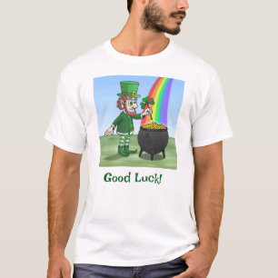 Der irische Leprechaun und der Topf voller Gold T-Shirt