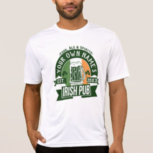 Der irische Pub-personalisierter St. Patricks T-Shirt
